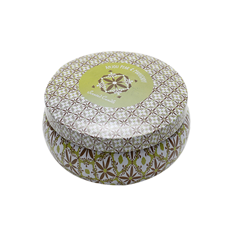 Wholesale Custom Printing Round Tin Metal Container Can For Candles YE77