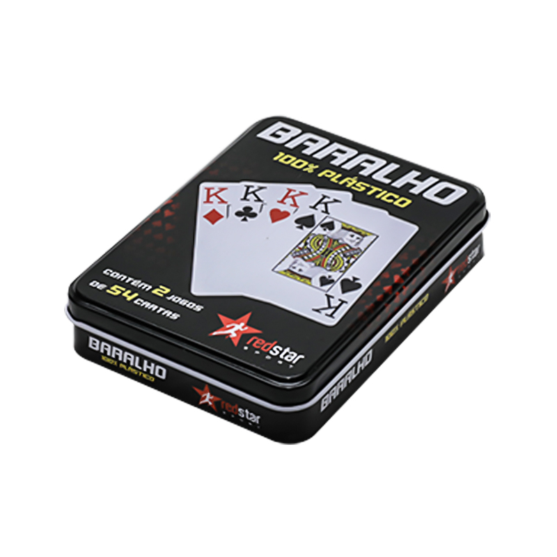 Rectangular tin box Poker tin box YE40