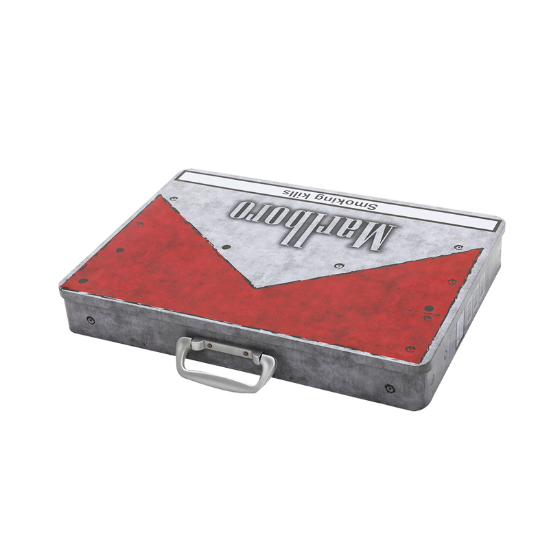 Rectangular tin Tobacco portable box YE113